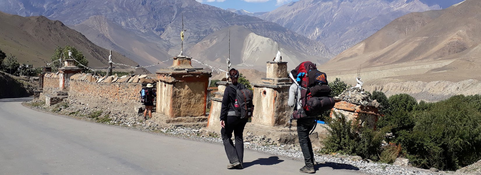Annapurna circuit trek after pass